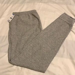 Waffle grey thermal pants